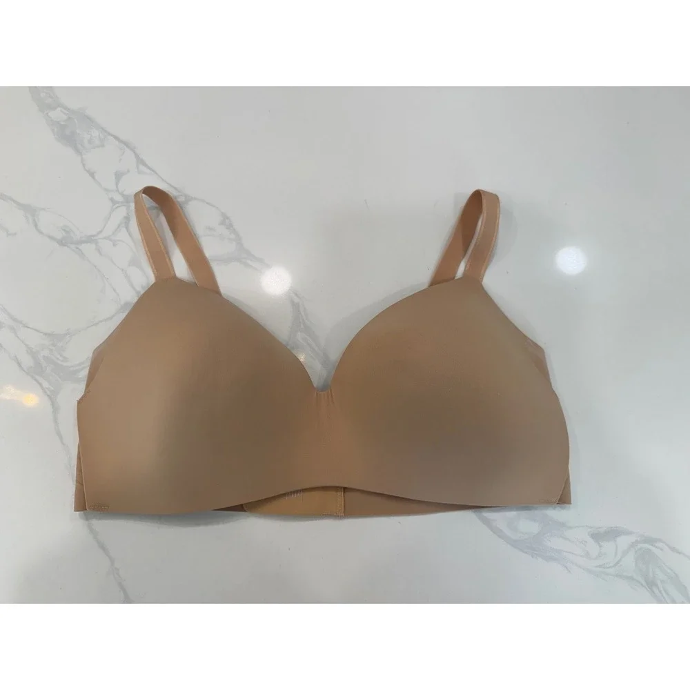 Knix WingWoman Contour Bra Wireless Size 40C Beige Women's